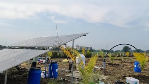5 HP Solar Pump Installation