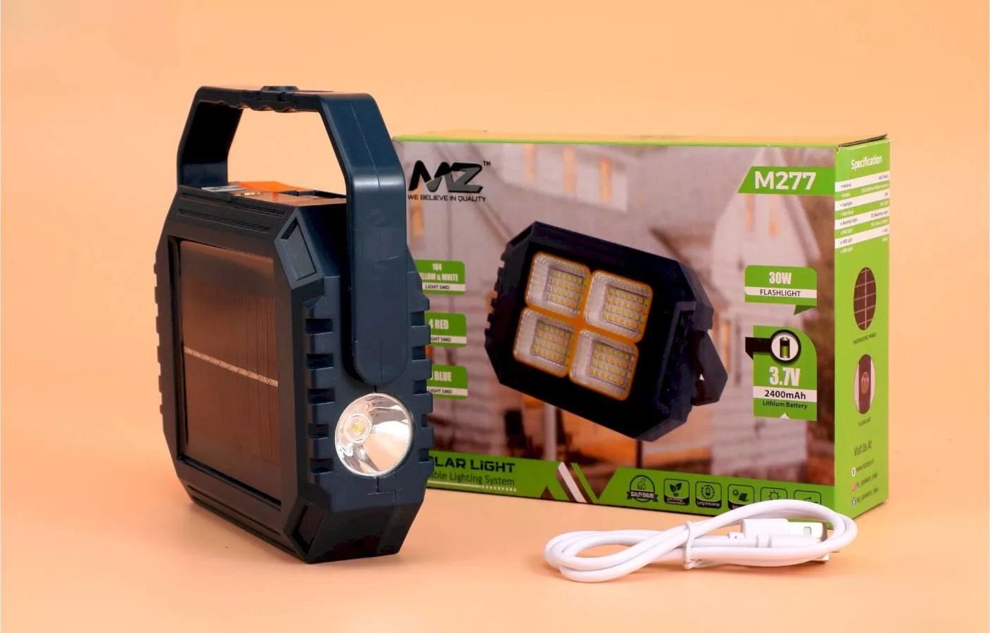 50W Solar Flood Light